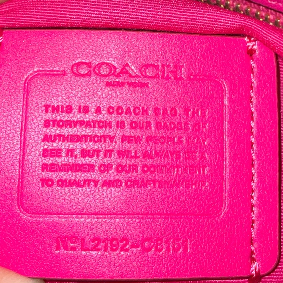 COACH Cammie Quilted Leather - Hot Pink Fuchsia NWOT Pristine gift ready - Picture 11 of 16